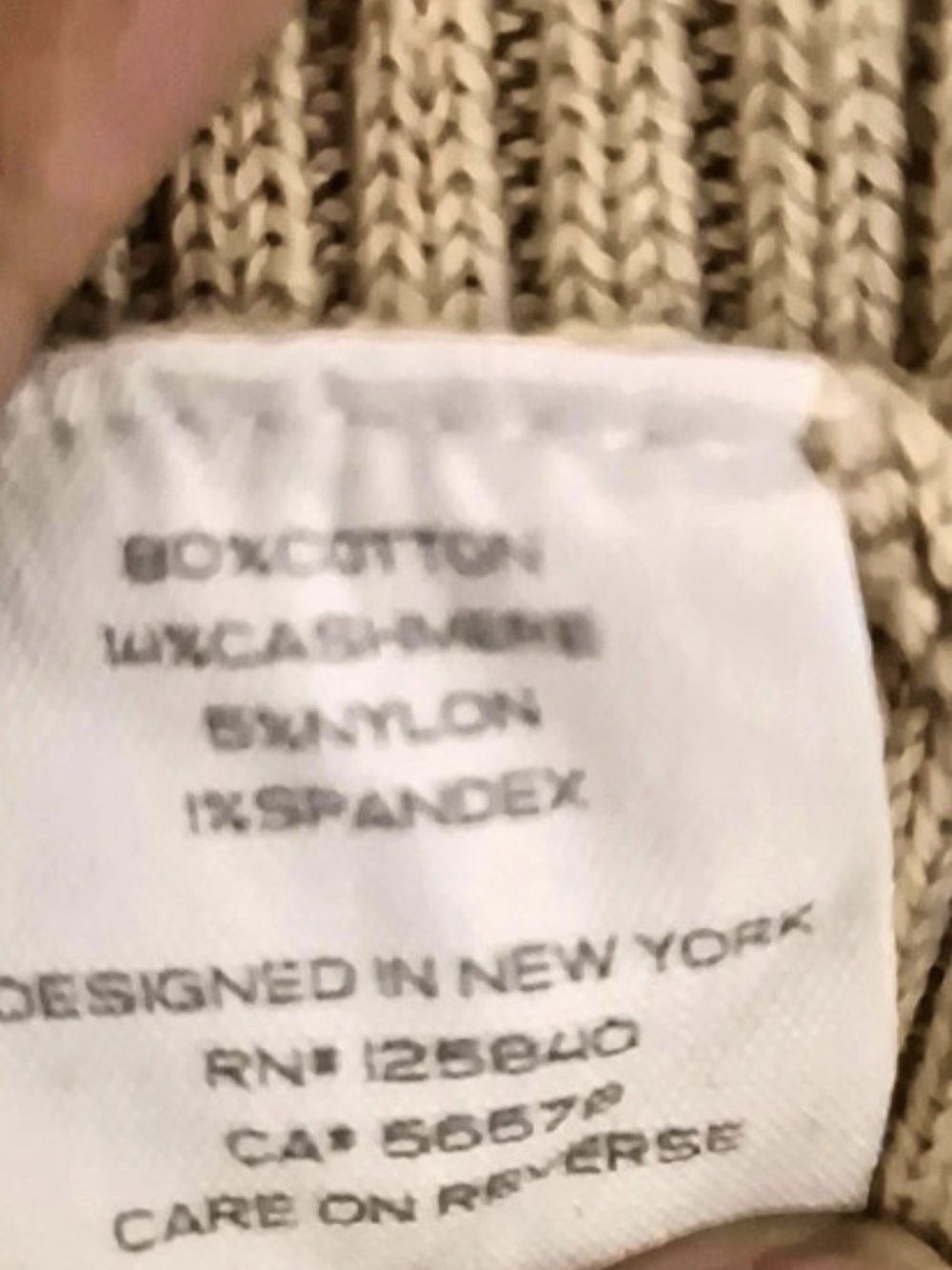 Off Shoulder Intermix Ribbed Knit Sweater  Size Small - Picture 13 of 16